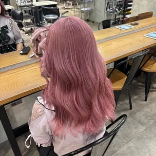 ロング カラー ヘアアレンジ 🧡ブリーチ/艶髪✨ RINO🪽のヘアスタイル