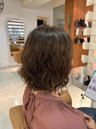 ミディアム 松本 瑚心のヘアスタイル