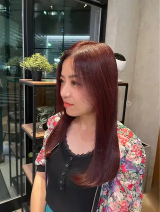 ロング カラー ヘアアレンジ yuuri🎀/大宮 /韓国ヘア/レイヤーのヘアスタイル