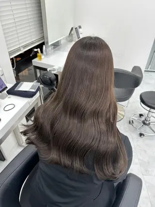 カラー 韓国透明感🫧水光 カラー🫧BABYのヘアスタイル