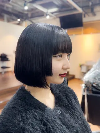 ショート ショート/ボブ ハイトーン❤️原航平のヘアスタイル