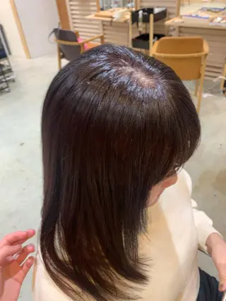 セミロング ボブ/レイヤー/ニュ アンスパーマ/小夏のヘアスタイル