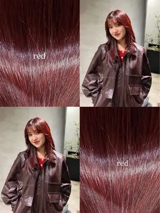 ロング カラー おぐり ゆづきのヘアスタイル