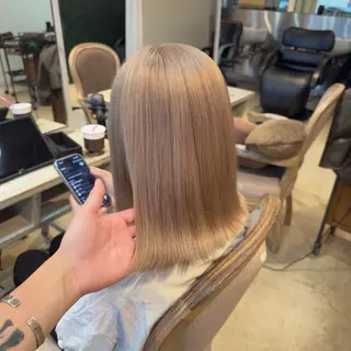 ミディアム カラー Яe 土浦所属・中村 龍輝のヘアスタイル