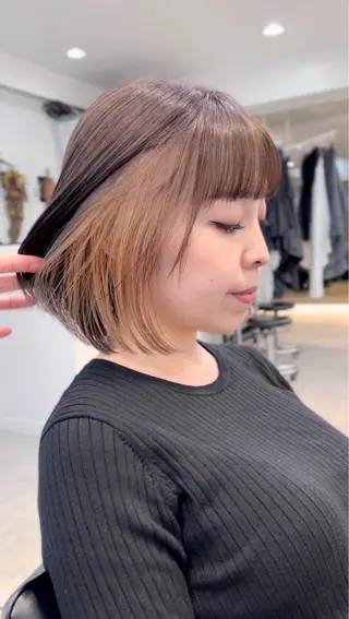 ショート カラー 夏山 秀憲のヘアスタイル