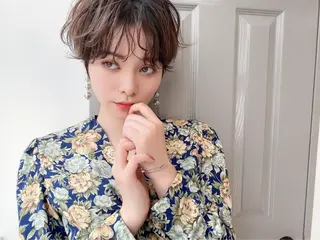 ショート レイヤーカット・ 縮毛矯正 星野のヘアスタイル