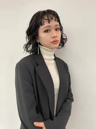 ミディアム YU KIのヘアスタイル