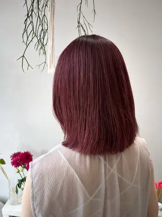 ミディアム カラー 暖色カラー/ ヘアセット🌛櫻井舞のヘアスタイル