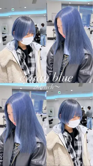 ロング カラー ヘアアレンジ 𝘳𝘺𝘰𝘬𝘢 髪質改善／ブリーチのヘアスタイル