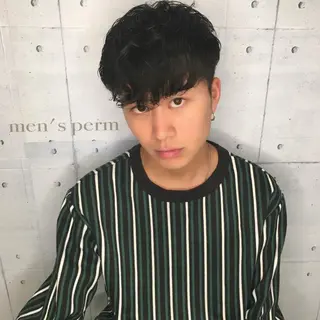 パーマ メンズ 韓・中華美女ヘア 🇰🇷×🇨🇳のヘアスタイル