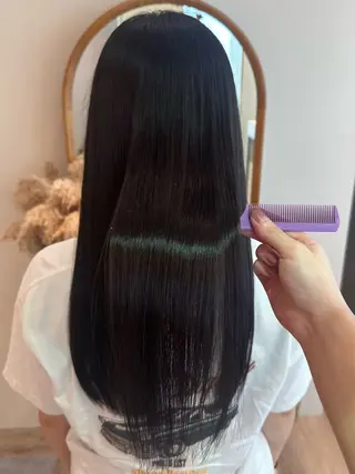 ロング サコ ミのヘアスタイル