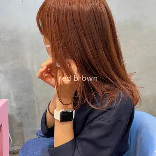 ミディアム カラー CLUTCH天王寺 西藤遥河のヘアスタイル