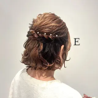 ショート 艶カラー💟アレンジ すなおのヘアスタイル