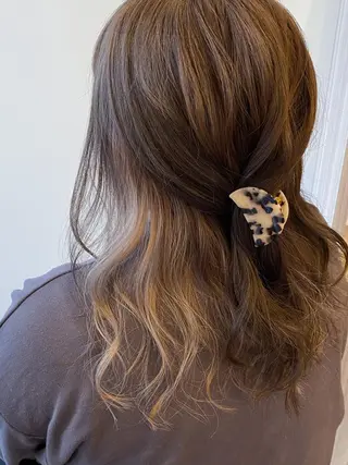 ミディアム カラー ✴︎ヒラガカナ✴︎ ECLAT HAIRのヘアスタイル