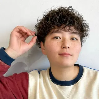 パーマ まなり See.のヘアスタイル