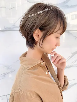 ショート カラー 大人かわいい💍🤍 ボブ/ショートボブのヘアスタイル