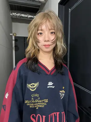 セミロング 岩間 萌々果/eimのヘアスタイル