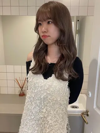 ロング ボブカットモデル/パ ーマ/harunaのヘアスタイル