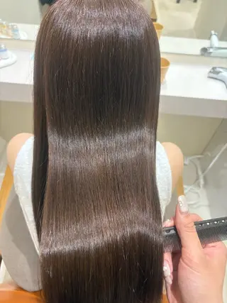 ロング 髪質改善／艶カラー ／YUのヘアスタイル