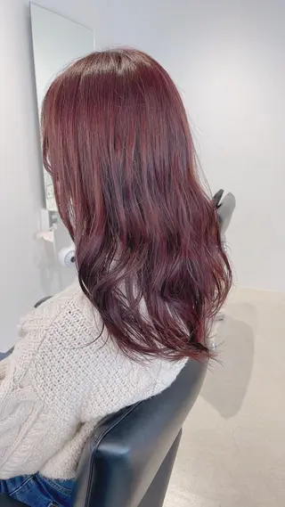 ロング カラー ヘアアレンジ リベルテ所属・♦️髪質改善韓国レイ ヤー♦️副店長のヘアスタイル