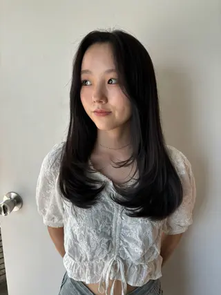 ロング カラー レイヤーカット🎀 kanaのヘアスタイル