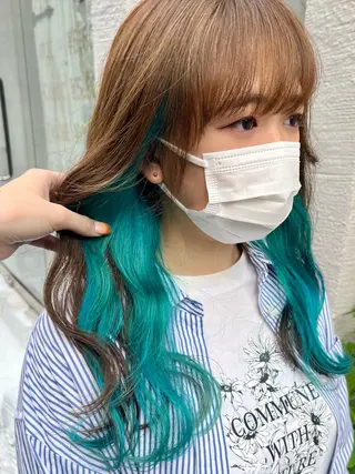 ロング カラー uros.所属・メンズパーマ/ エクステ🌞セナのヘアスタイル