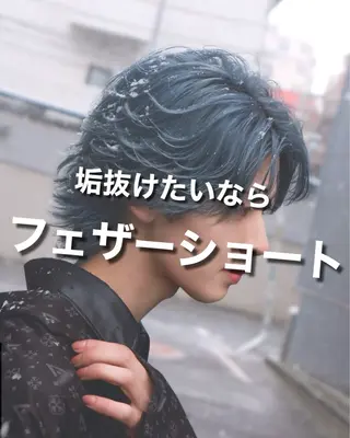 ショート パーマ メンズ メンズ特化/ 黒須輝昌のヘアスタイル