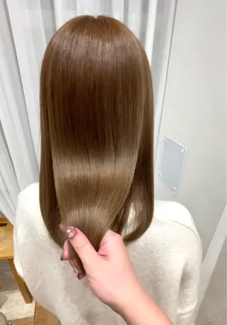 セミロング パーマ 透明感カラー/ 似合わせヘア/まなみのヘアスタイル