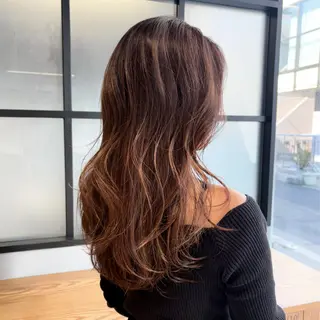 ロング カラー DX SHARE SALON所属・matka白髪ぼかし 大人ヘア/KEIKOのヘアスタイル