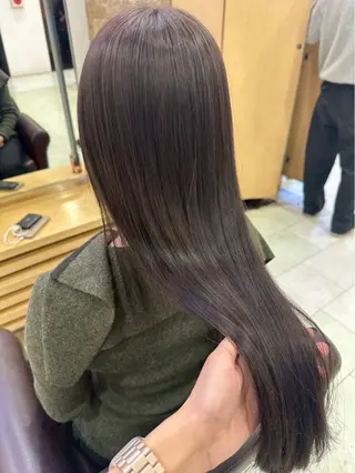 ロング カラー 再現性の高いパーマ 🌀ふうき🌀のヘアスタイル