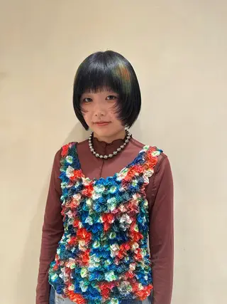 ショート カラー SALOWIN 梅田茶屋町店所属・梅田/ベージュカラー /ブリーチカラーのヘアスタイル