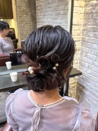 ミディアム ヘアアレンジ elto所属・elto 四条烏丸⌇ ひ な たのヘアスタイル