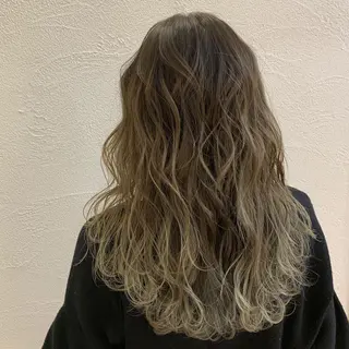 ロング カラー 加藤 雄大のヘアスタイル