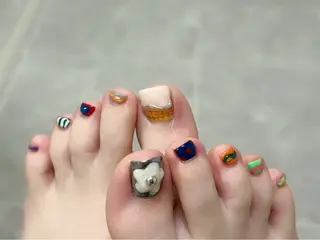 ネイル Protea きぬがわ らむのネイルデザイン