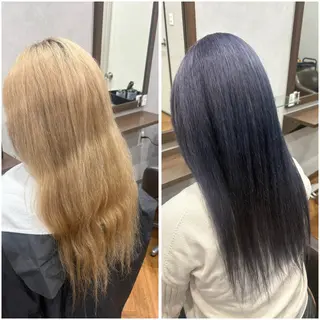 ロング カラー nanako 🖤のヘアスタイル