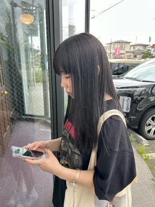ロング カラー Nﾟ 秋田店【ナンバー】所属・nodoka /艶カラー🪽のヘアスタイル