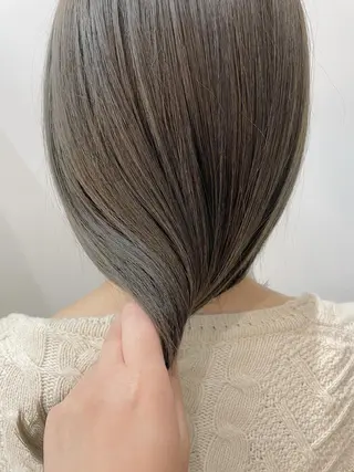 ミディアム カラー パーマ 💖美髪改善💖 辻未侑のヘアスタイル