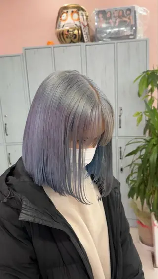 ミディアム カラー 🪞ダメージレス艶 🪞れいのヘアスタイル