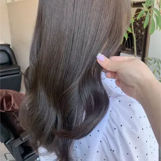 セミロング 髪質改善/縮毛矯正 🎀小林 唯 🎀のヘアスタイル
