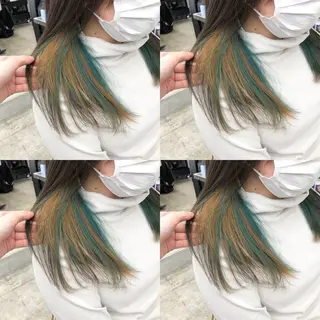 ミディアム カラー 推しカラー✨ オタク美容師ユウカのヘアスタイル