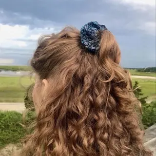 ロング パーマ 井出 海月のヘアスタイル