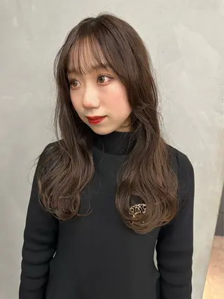 ロング カラー お悩み解決パーマ hana🩰のヘアスタイル