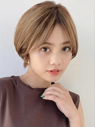 ショート カラー メンズ✨パーマ 大室雄基のヘアスタイル