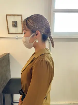 ショート カラー ヘアアレンジ spooopy所属・🕊大垣 めぐみ🕊のヘアスタイル