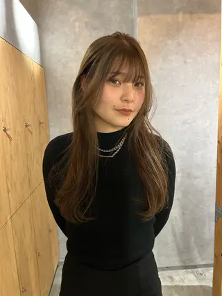 ロング LIT所属・小平 寧々のヘアスタイル