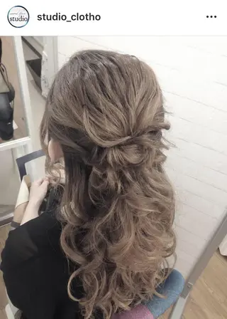 ヘアアレンジ 京都.祇園セットサロン:スタジオ ヒロ【Studio hiro】所属・ヒロ(hiro) •スタジオヒロのヘアスタイル