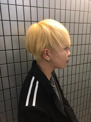 ショート masa/ボブ特化/ ぷつっとボブのヘアスタイル