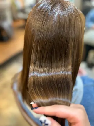 ミディアム カラー 艶髪/レイヤー 🦋MIYUUのヘアスタイル