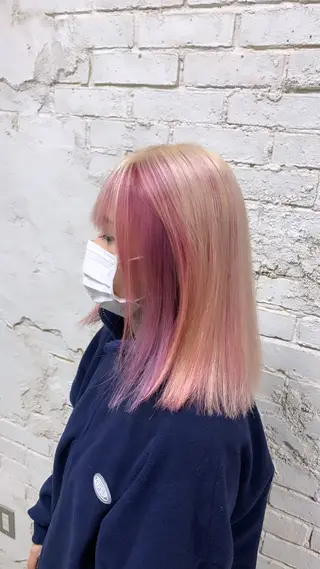 ミディアム 派手髪支持率No1 Eisukeのヘアスタイル