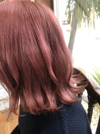 ミディアム カラー 茂原 麻生のヘアスタイル